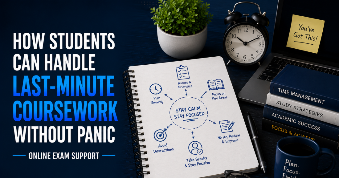 How Students Can Handle Last-Minute Coursework Without Panic